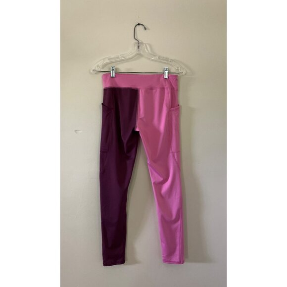 Athletic Works Girls XXLarge Pink Purple Colorblock Activewear Pants Pockets - Picture 4 of 5